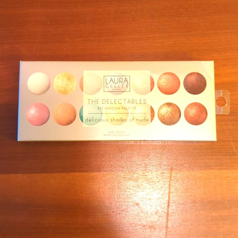 NEW Laura Gellar The Delectables Eyeshadow Palette shades of nude
